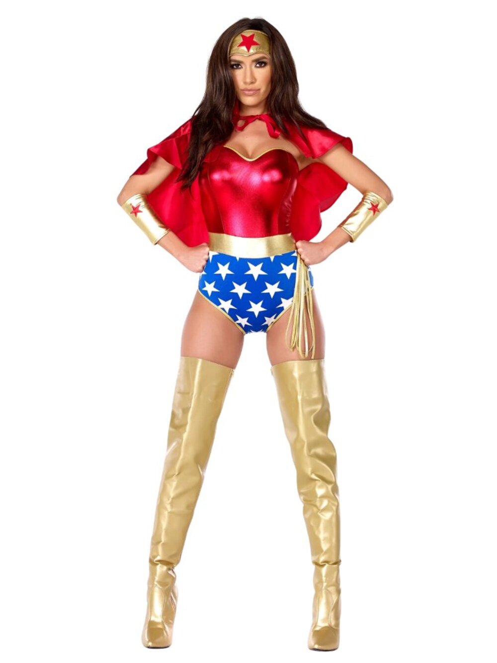 Forplay Super Seductress Sexy Superhero Wonder Woman Costume - Size S/M
